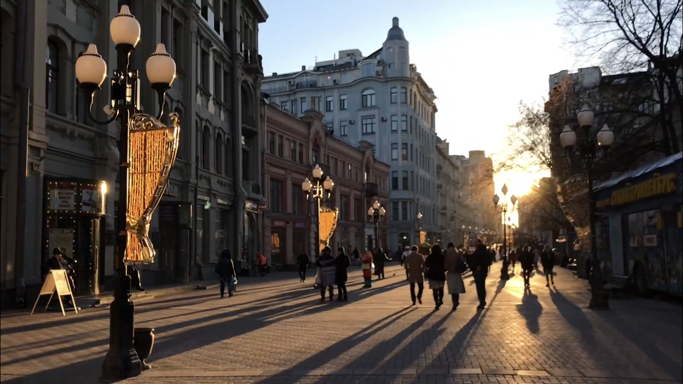 Moscow’s First Pedestrian Street
