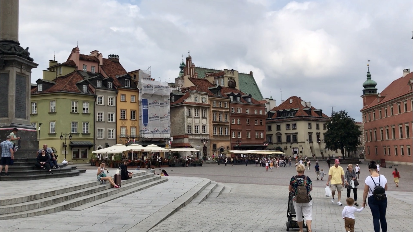 Russian about Warsaw, Poland